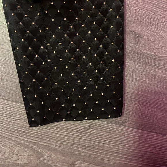 📼📼Vintage Black and gold dot blazer jacket - Picture 5 of 6